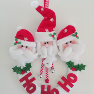 Endless Thread Ho Ho Ho Santa Wreath Pattern