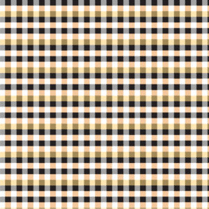 Poppie Cotton Kitty Loves Candy Black Plaid
