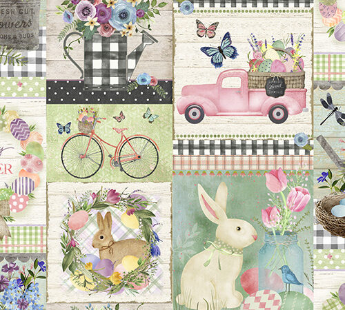 3 Wishes Bunny Kisses Easter Wishes Patch