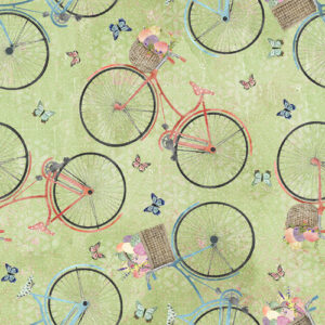 3 Wishes Fabric Bunny Kisses Easter Wishes Blooming Bicycles