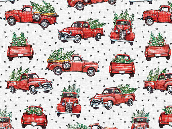 Paintbrush Studio Christmas Traditions Red Trucks