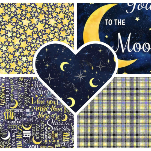 I Love You to the Moon By Timeless Treasures
