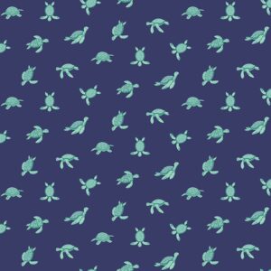 Dear Stella Fabrics Make Waves Turtley Cool