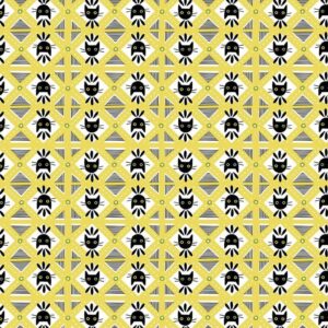 Dear Stella Fabrics A Tall Yarn Diamond Kittys