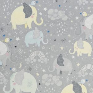 Shannon Fabrics Mama & Me Grey