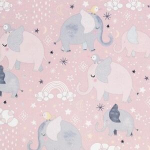 Shannon Fabrics Digital Cuddle Mama & Me Pink