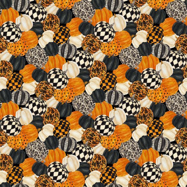 Northcott Fabrics Hallow's Eve Packed Pumpkins