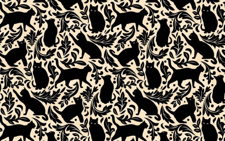 Northcott Hallow’s Eve Cream Damask