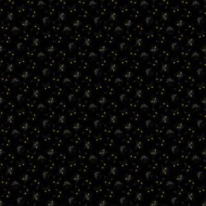 Northcott Fabrics Hallow's Eve Black Cats Eyes