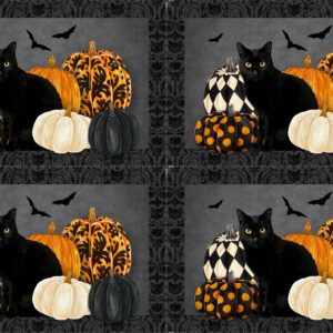 Northcott Fabrics Hallow's Eve Placemat Panel