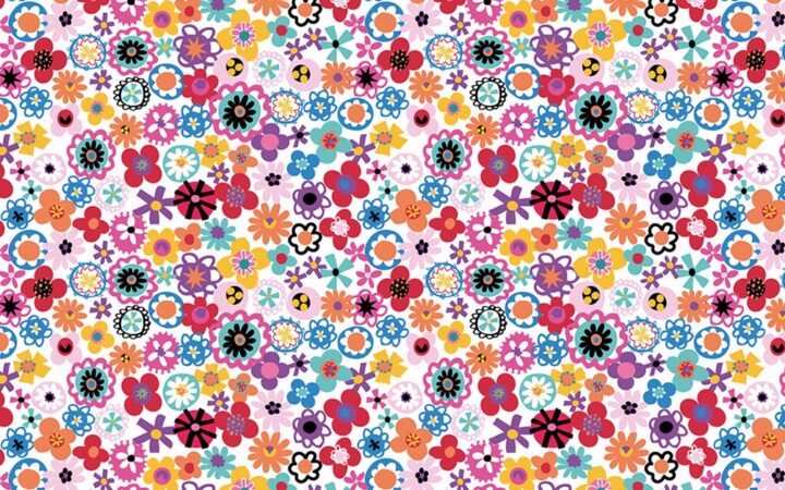 Dashwood Viva La Vida Scattered Flowers