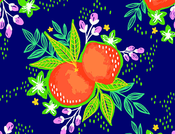 Paintbrush Studio Citrus House Grove Bouquet