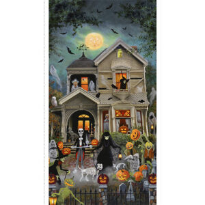 3 Wishes An Eerie Welcome Quilt Panel