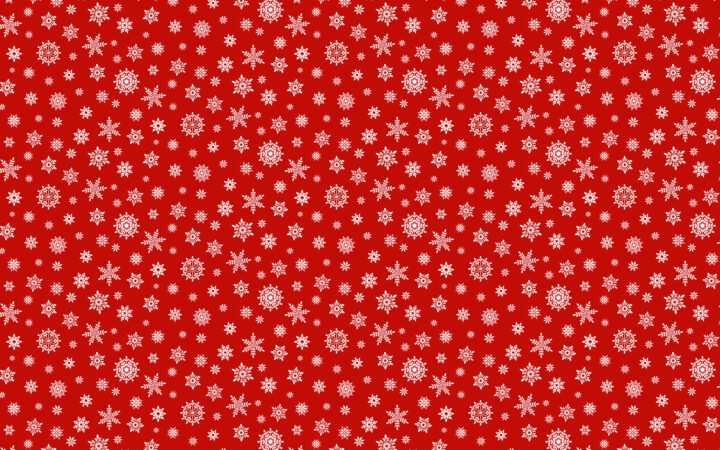 Northcott Letters to Santa Snowflakes Red