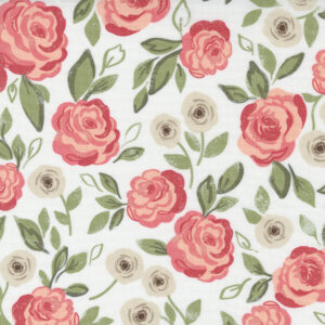 Moda Love Note Roses in Bloom Cloud