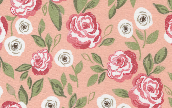 Moda Love Note Roses in Bloom Sweet Pink