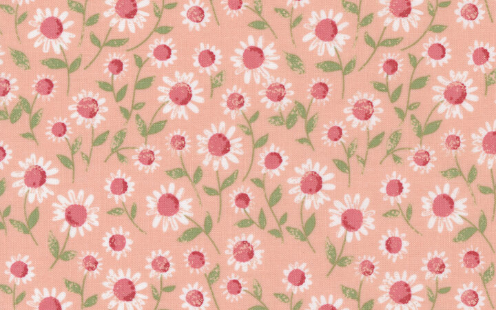Moda Love Note Sweet Daisy Sweet Pink