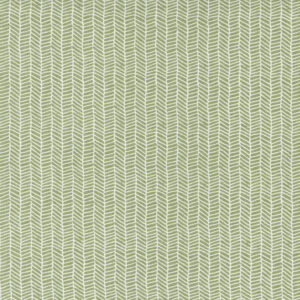 Moda Love Note Herringbone Grass