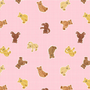 Lewis & Irene Teddy Bear’s Picnic Bears Pink