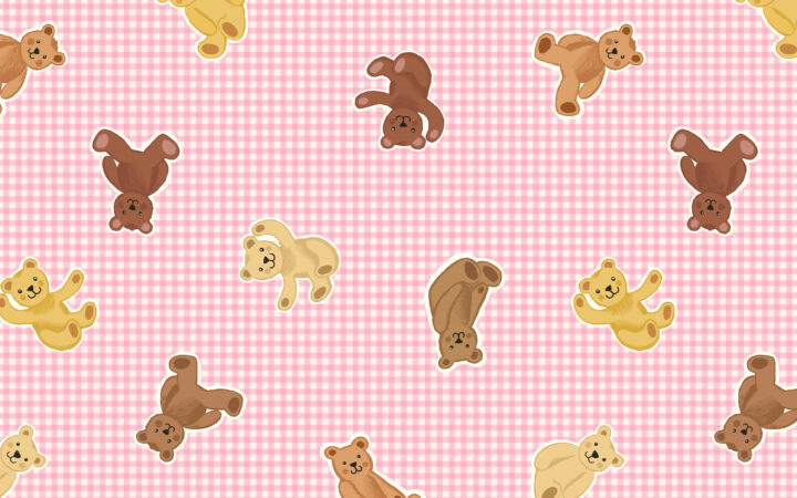 Lewis & Irene Teddy Bear’s Picnic Bears Pink