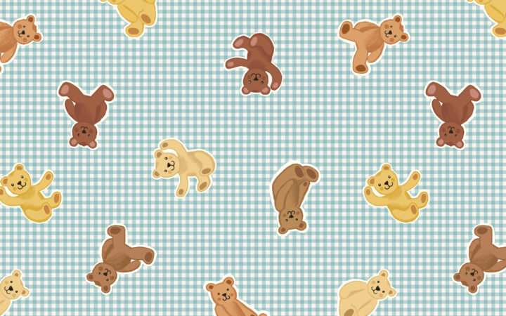 Lewis & Irene Teddy Bear’s Picnic Bears Duck Egg