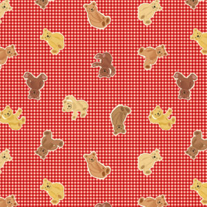 Lewis & Irene Teddy Bear’s Picnic Bears Red