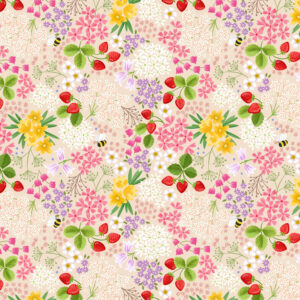 Lewis & Irene Teddy Bear’s Picnic Floral Cream