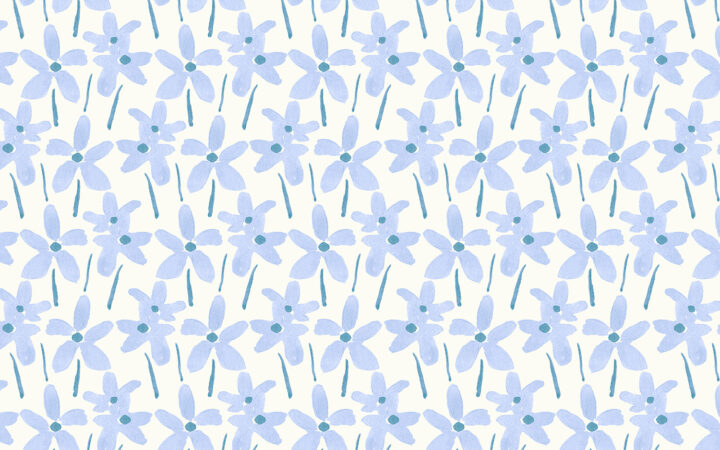 Lewis & Irene Ally Daisies Cornflower