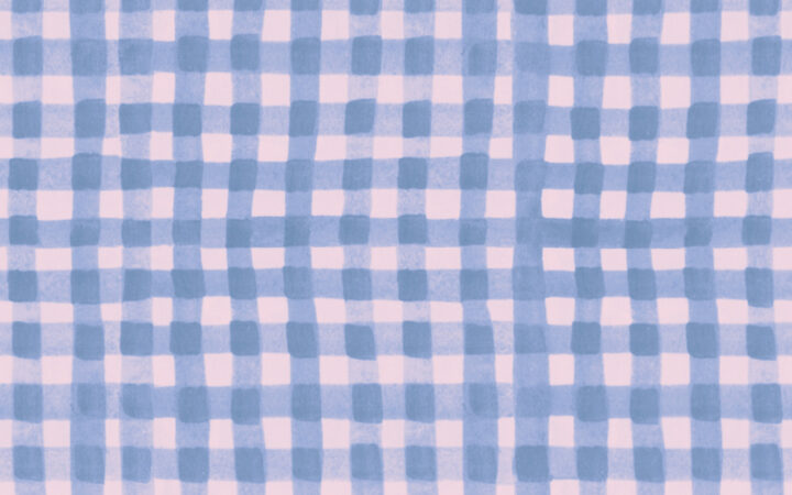 Lewis & Irene Ally Gingham Cornflower