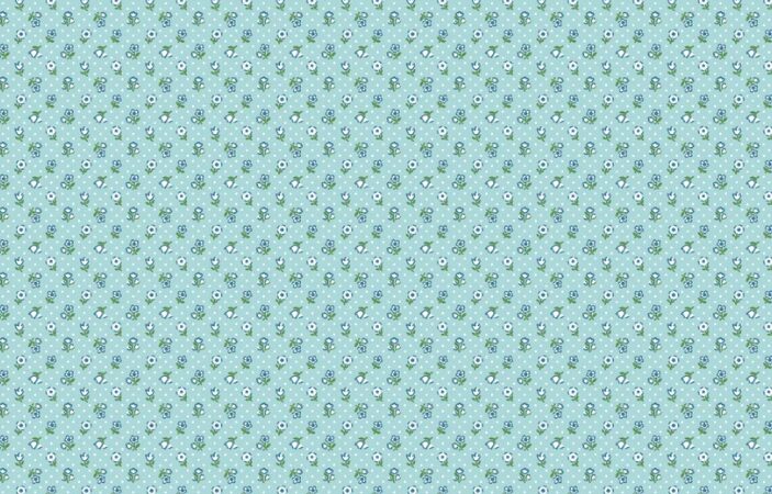 Poppie Cotton Flower Market Blue Freckles