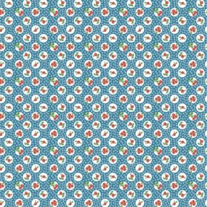 Poppie Cotton Flower Market Blue Pocket Posies
