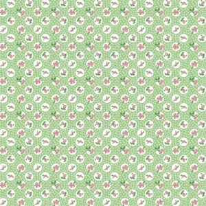 Poppie Cotton Flower Market Green Pocket Posies