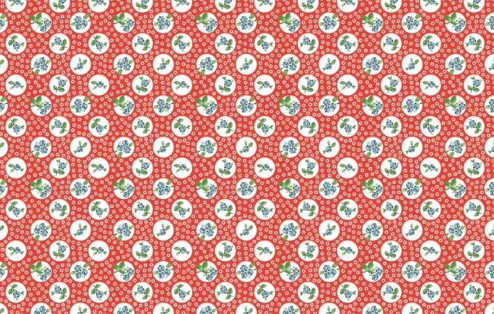 Poppie Cotton Flower Market Red Pocket Posies