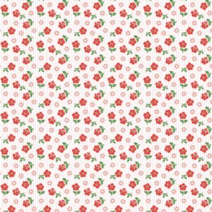 Poppie Cotton Flower Market Red Sugar Petals