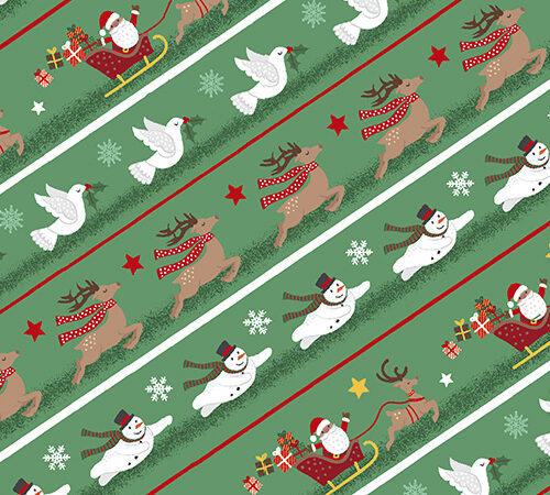3 Wishes Be Merry Stripe