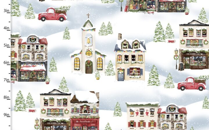 3 Wishes Winter Village Main Street