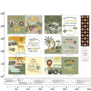 3 Wishes Wild Safari Story Book Panel