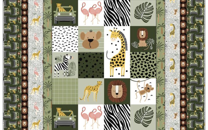 3 Wishes Wild Safari Free Quilt Pattern