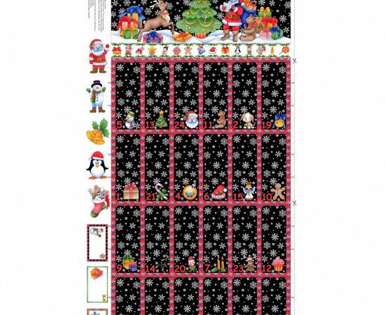 Nutex Santa & Rudolf Advent Calendar Panel