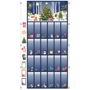 Nutex Woodland Advent Calendar Panel