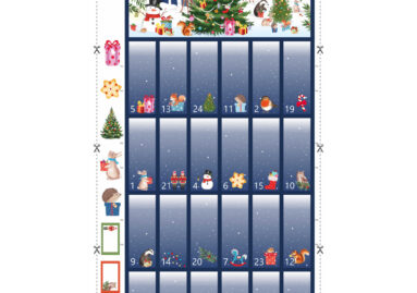 Nutex Woodland Advent Calendar Panel