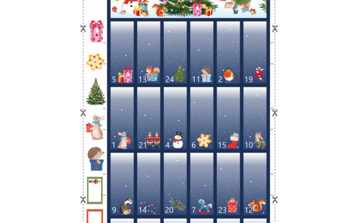 Nutex Woodland Advent Calendar Panel