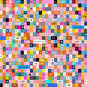Ruby Star Selvedge Magic Icons