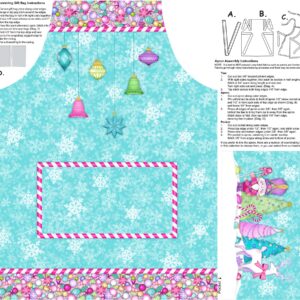 Northcott Merry & Bright Apron Panel
