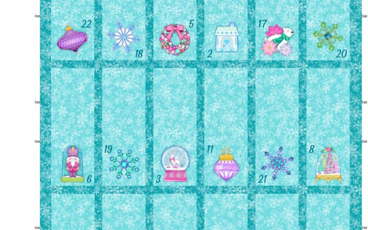 Northcott Merry & Bright Advent Panel