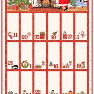 Makower Jolly St Nick Advent Calendar
