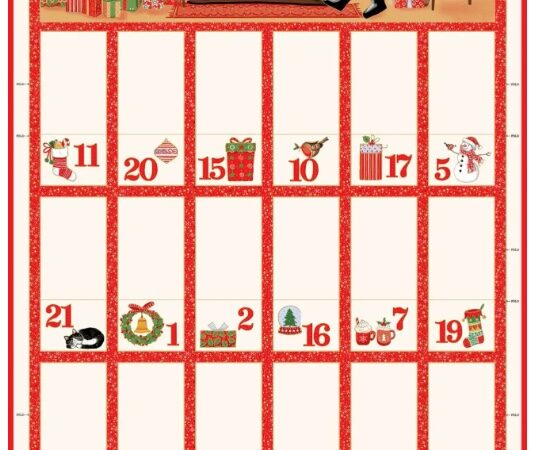 Makower Jolly St Nick Advent Calendar