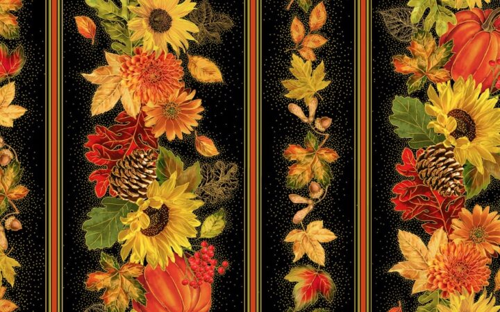 Timeless Treasures Harvest Stripe