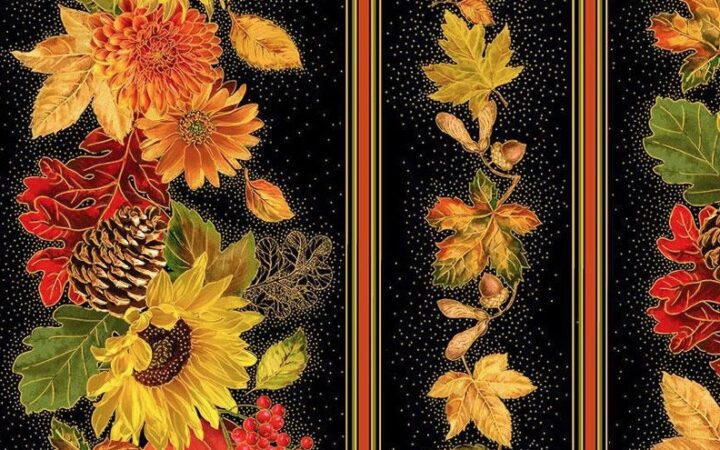 Timeless Treasures Harvest Stripe