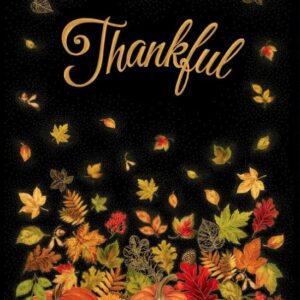 Timeless Treasures Thankful Quilt Panel